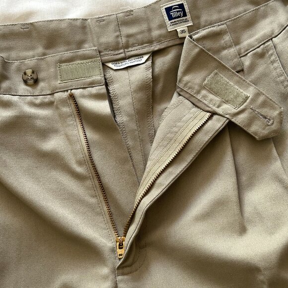 Tilley Men's Untility Shorts - Size 35 - Cotton Blend - Picture 7 of 11